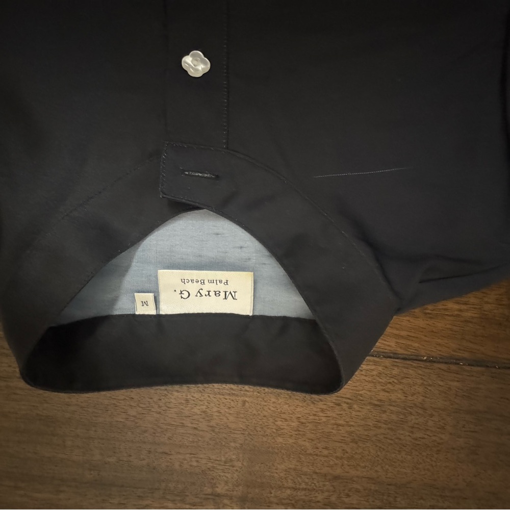 Mary G. Black Button-Up Shirt